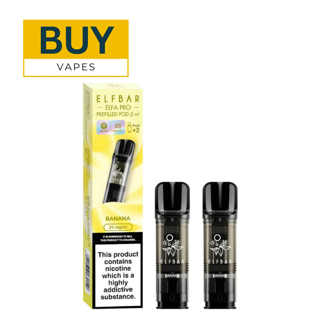 Banana Duo ELF Bar ELFA Pro Prefilled Pods