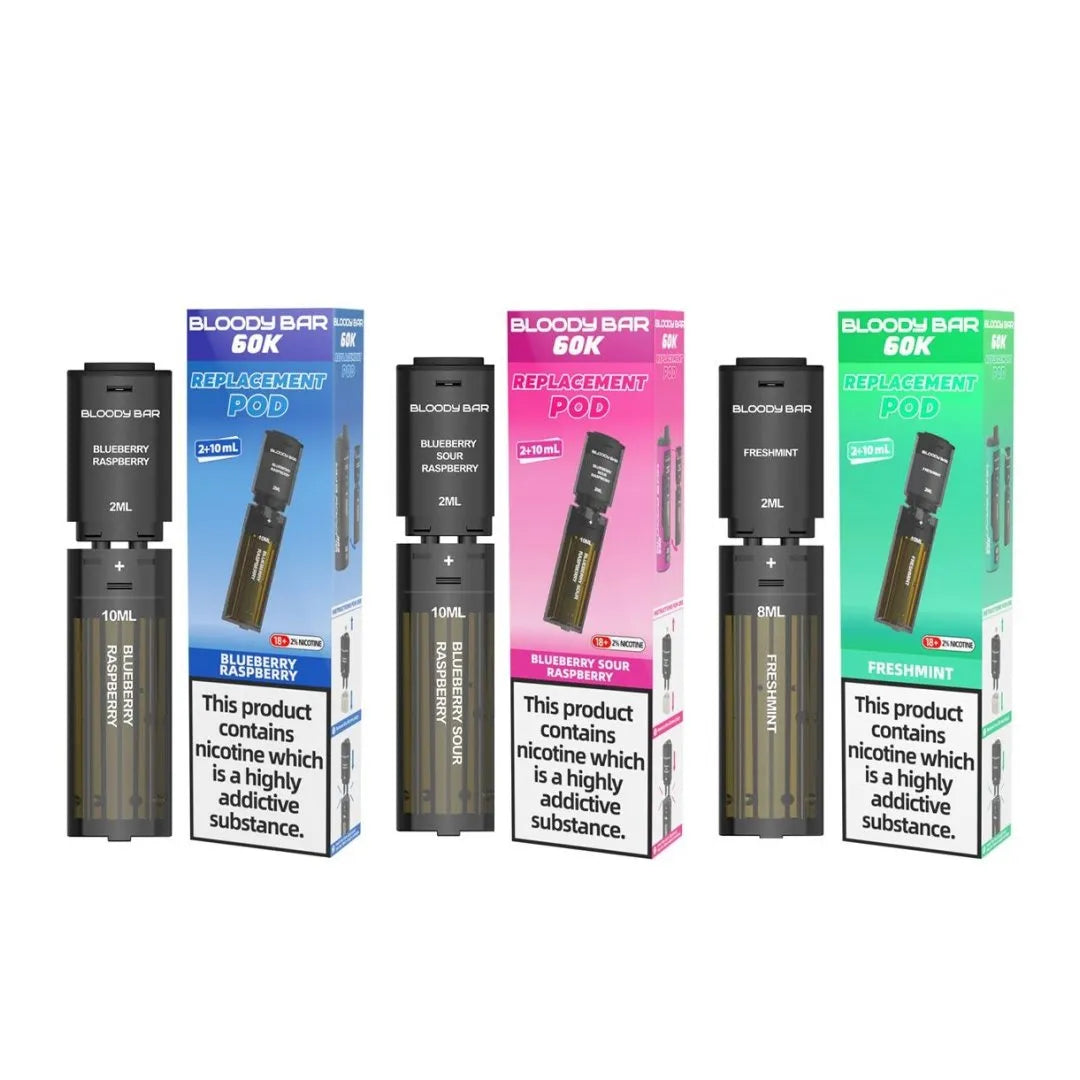 Bloody Bar 60K Replacement Pods | £5.49 Only