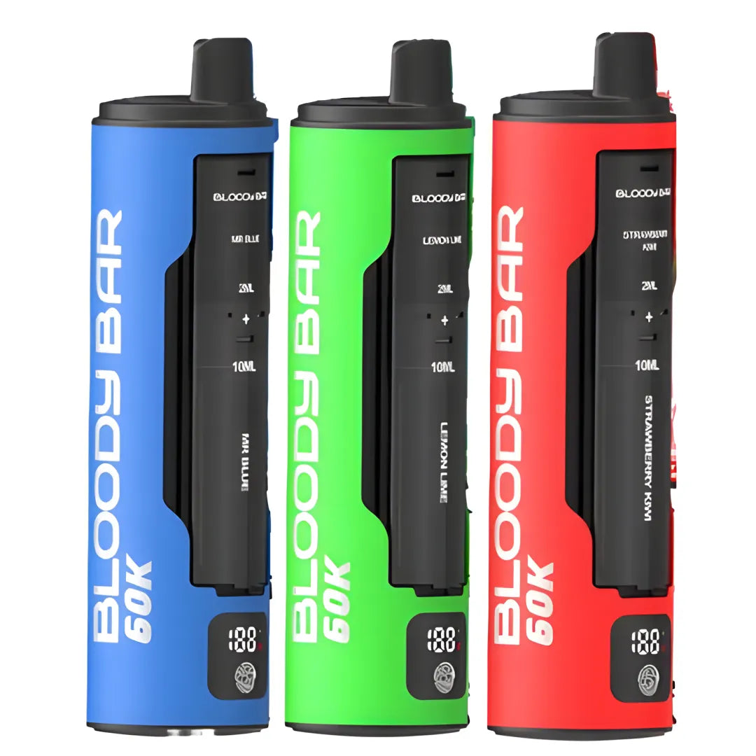 Box Of 10 Bloody Bar 60k Puff Prefilled 4 In 1 Pod Vape Kit | Wholesale Price