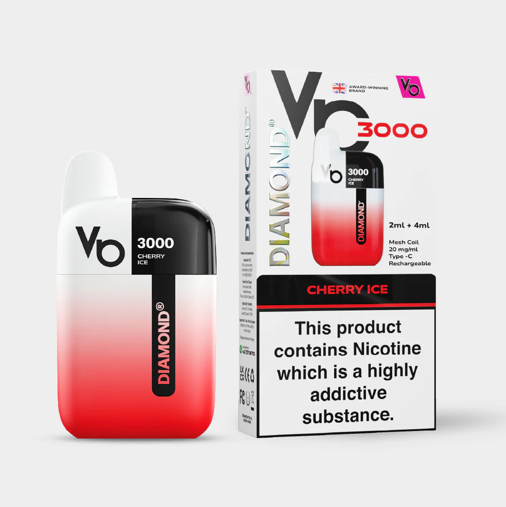 Box Of 10 Vapes Bars Diamond 3000 Puffs Vape Kit