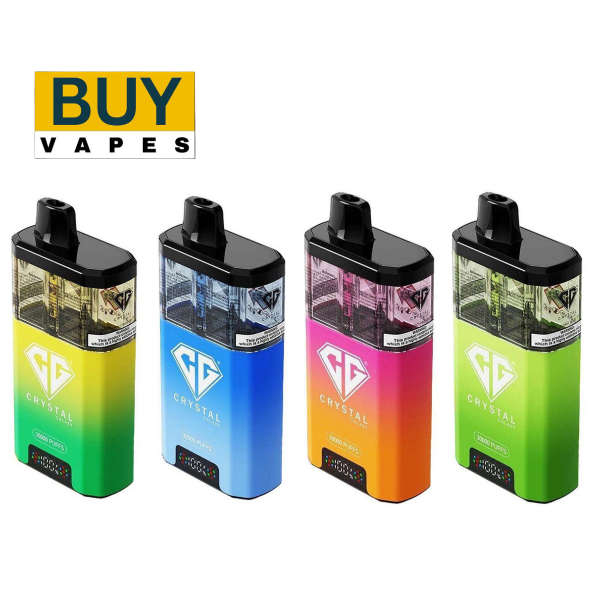 Box Of 10 Crystal Galaxy Focus 30000 Puffs | 94.99£ Only