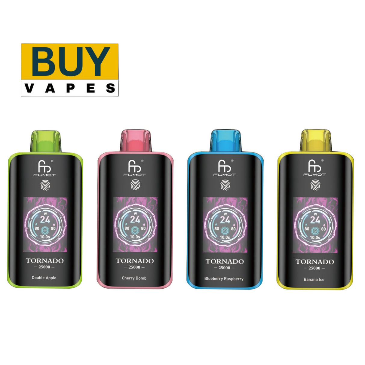 Box Of 10 Fumot R and M Tornado 25000 Puffs | £64.99 Only