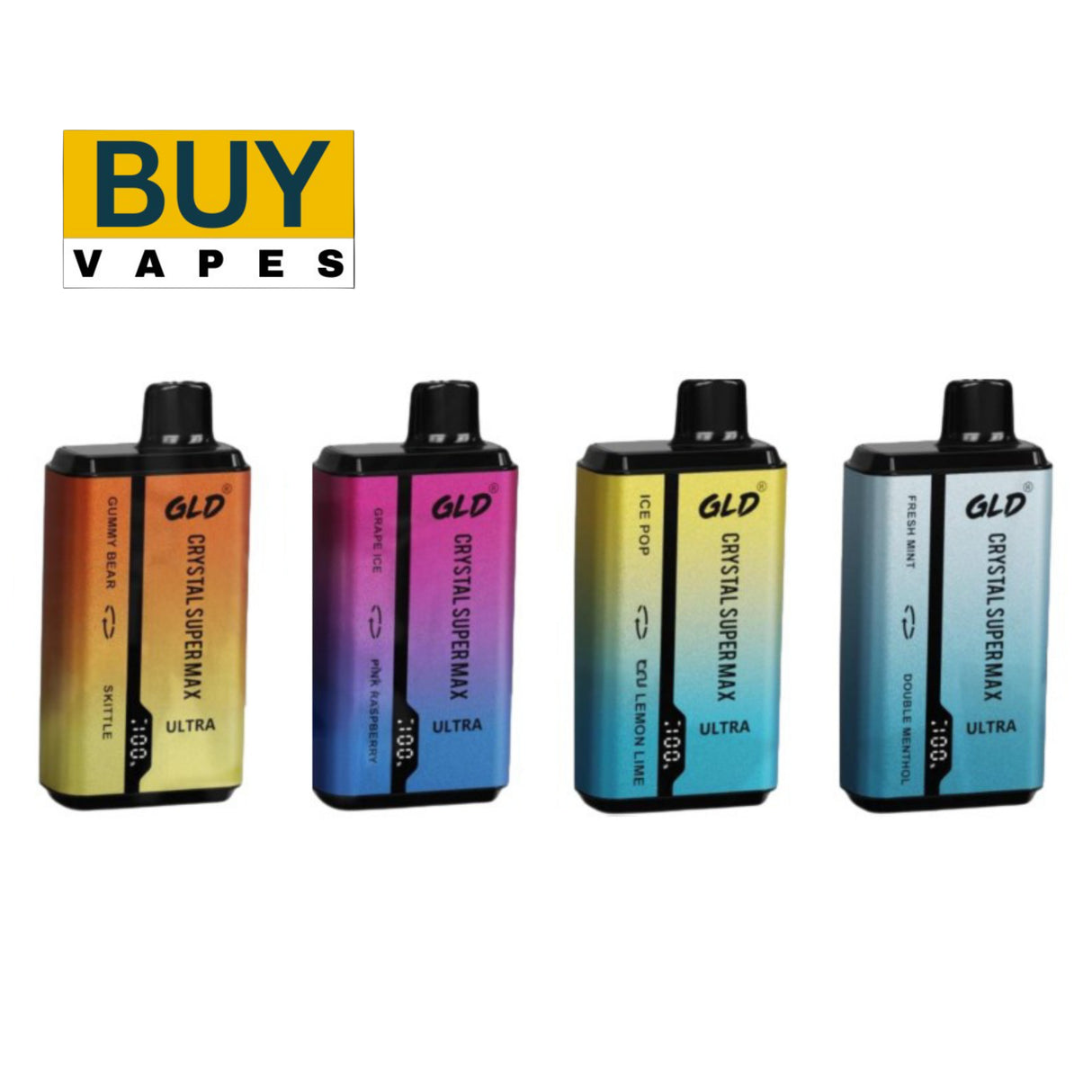 GLD Crystal Super Max Ultra 20000 Puffs | 9.99£ Only