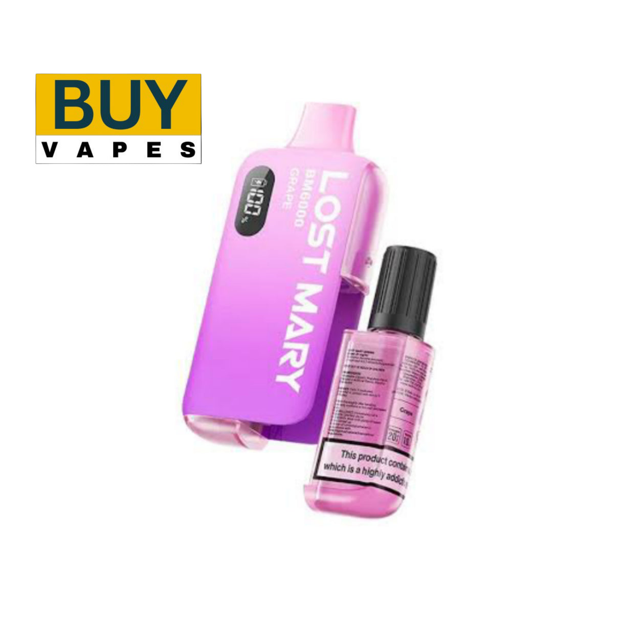 Grape Lost Mary BM6000 Prefilled Vape Kit
