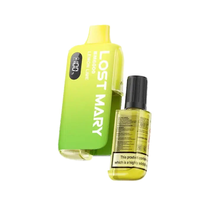 Lemon Lime Lost Mary BM6000 Prefilled Vape Kit