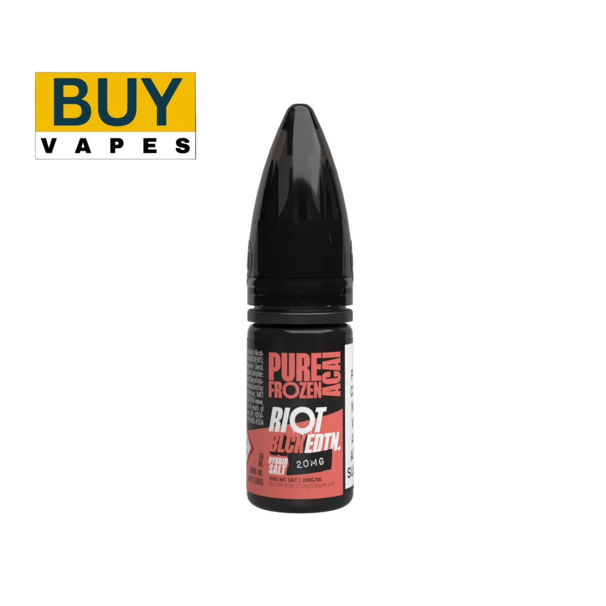 Pure Frozen Acai Hybrid Nic Salt E-Liquid by Riot Squad