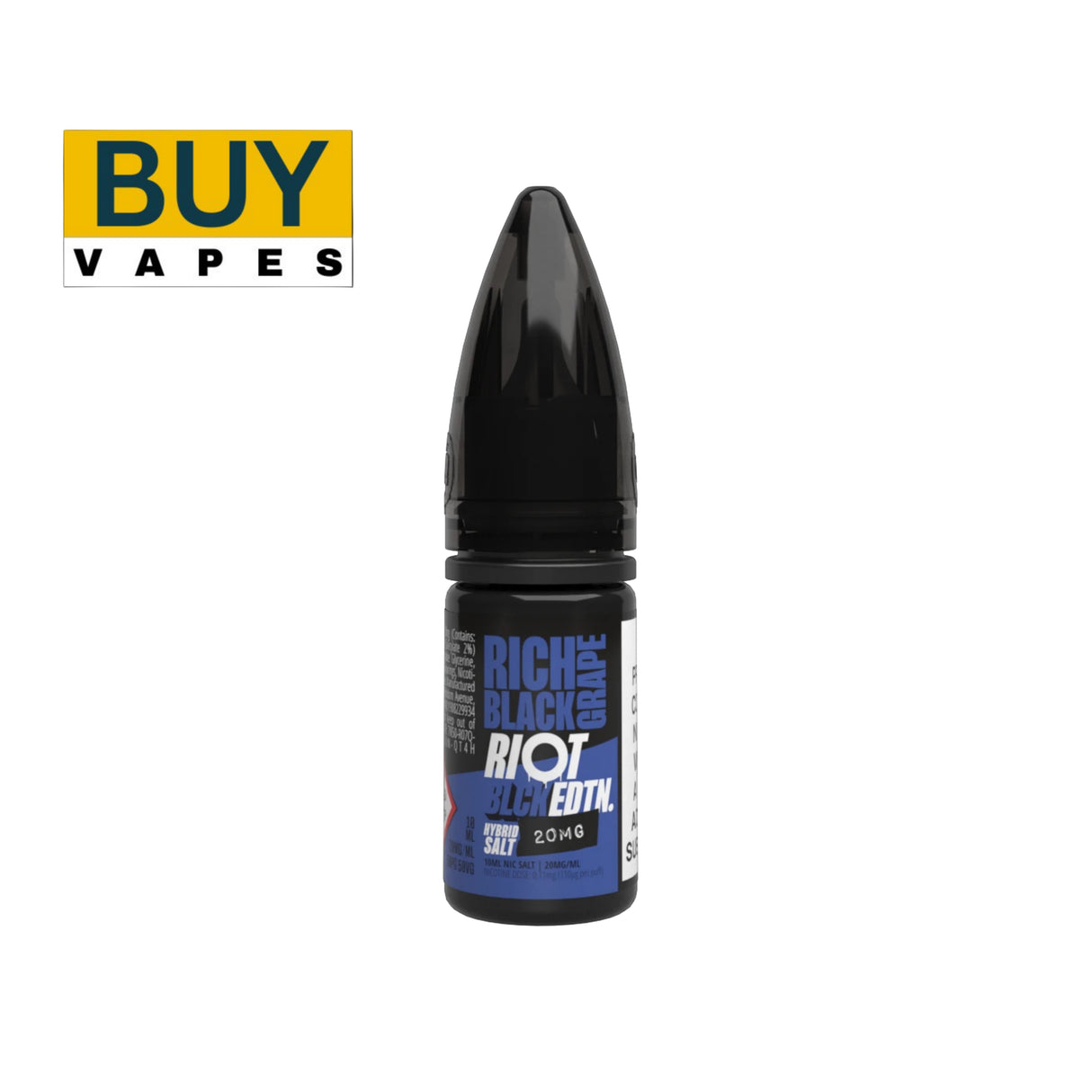 Rich Black Grape Hybrid Nic Salt E-Liquid by Riot Squad