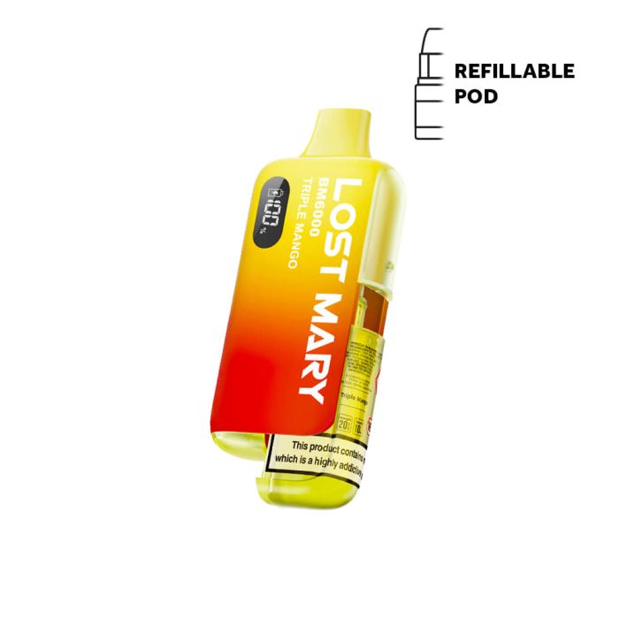 Triple Mango Lost Mary BM6000 Prefilled Vape Kit