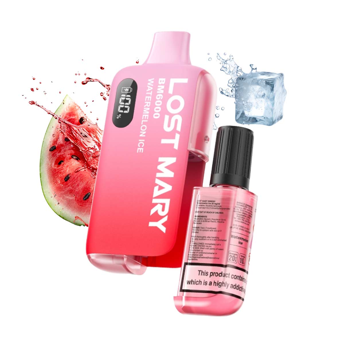 Watermelon Ice Lost Mary BM6000 Prefilled vape kit