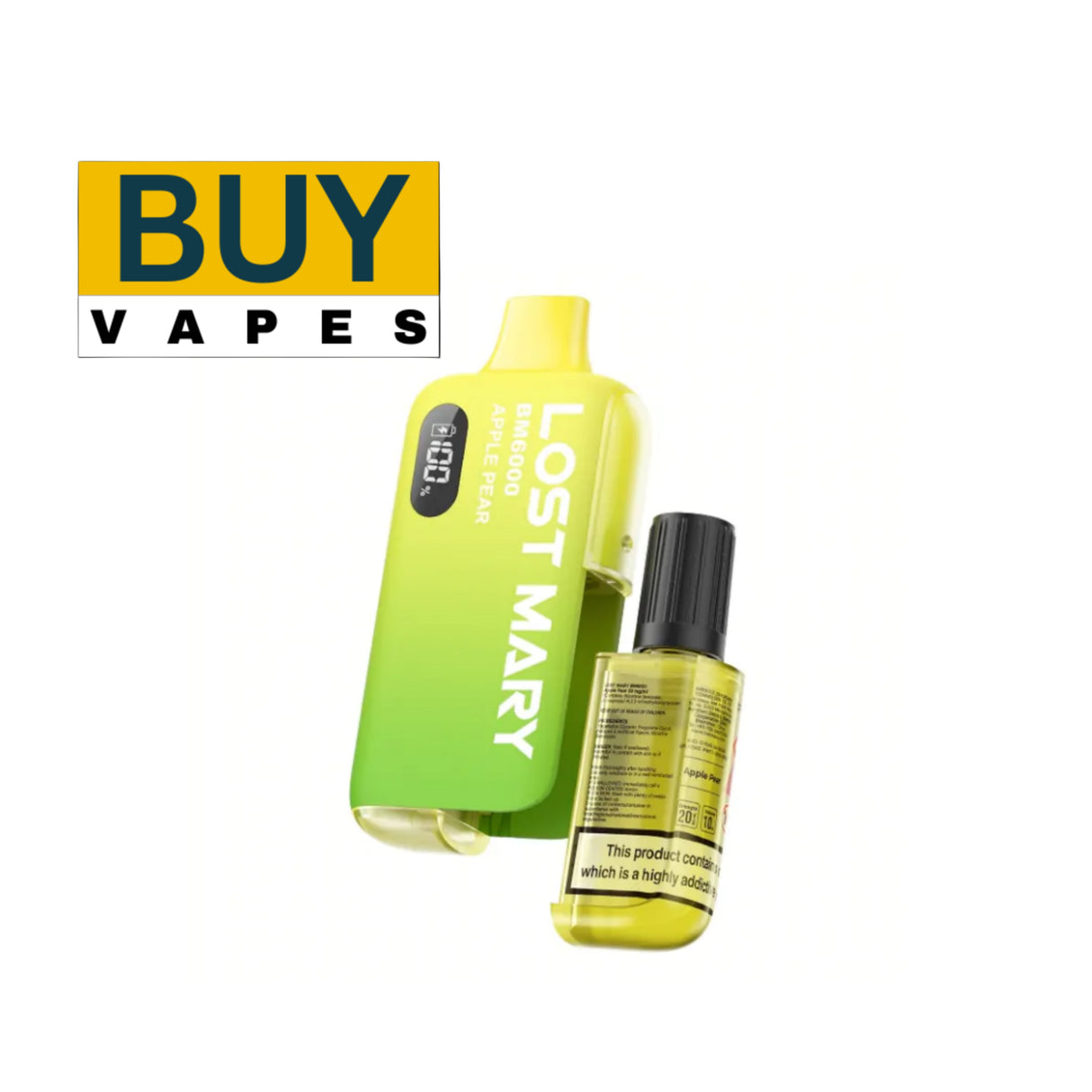Apple Pear Lost Mary BM6000 Disposable Pod Kit