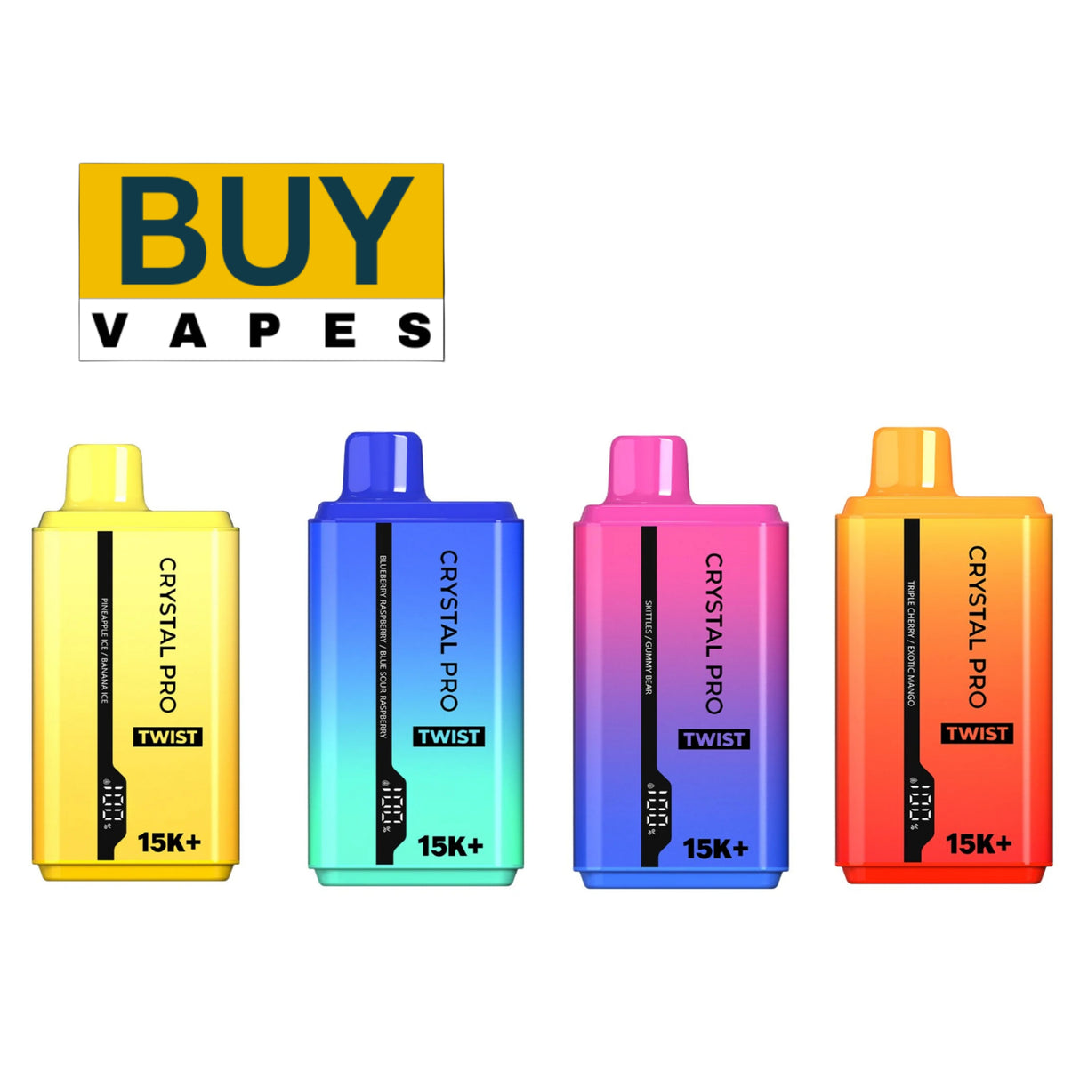 Crystal Pro Twist 15000 Puffs Disposable Vape