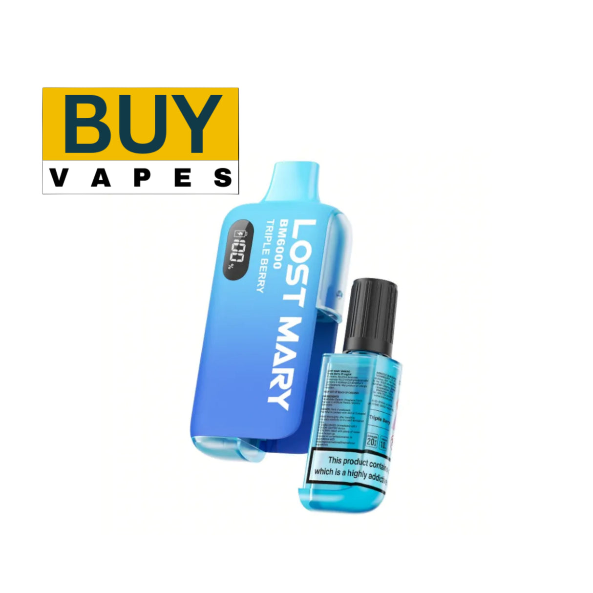 Triple Berry Lost Mary BM6000 Disposable Pod Kit