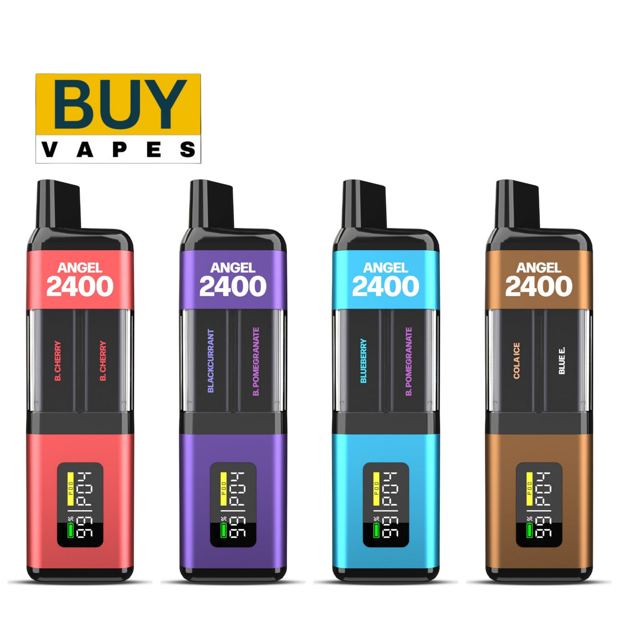 Vapes Bars Angel 2400 Puffs Vape Kit | 8.99£ Only