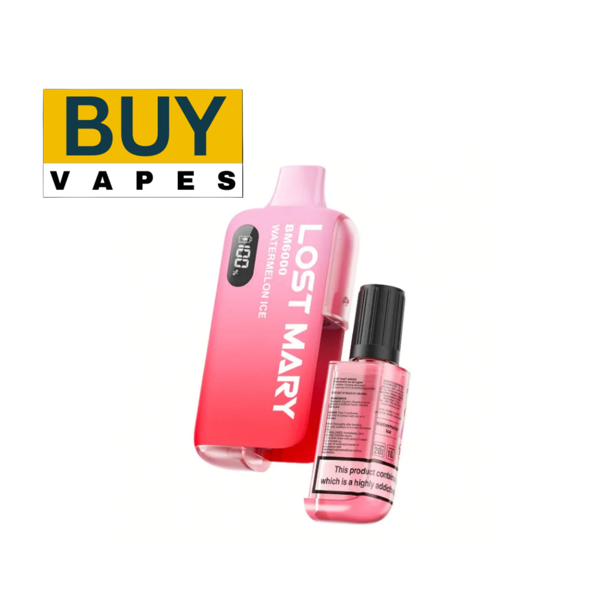 Watermelon Ice Lost Mary BM6000 Disposable Pod Kit