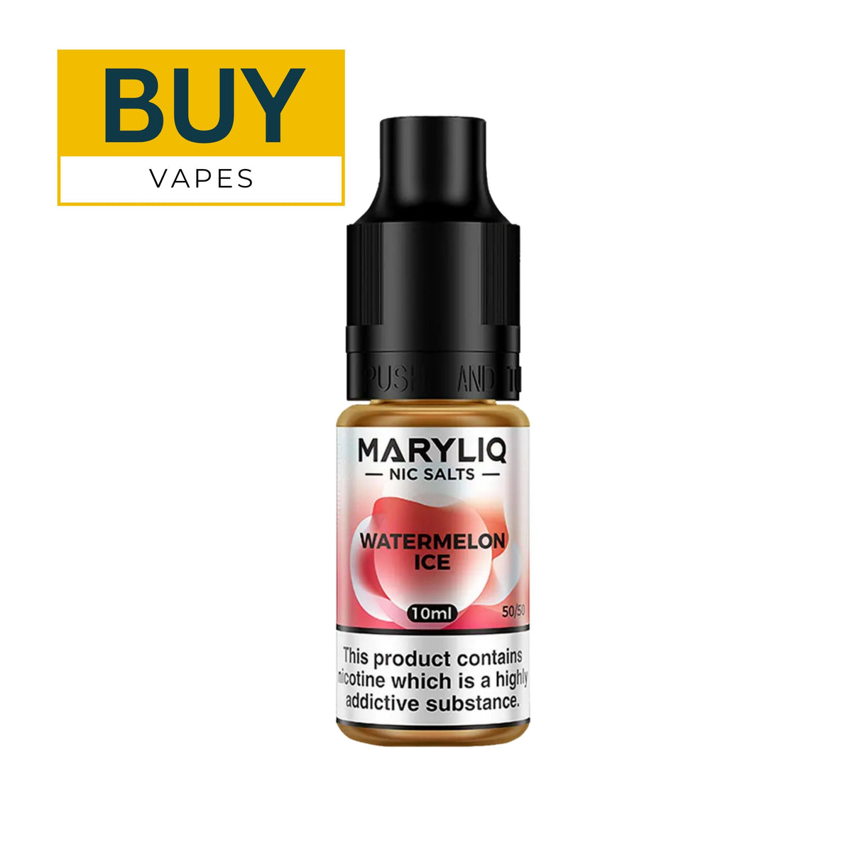 Watermelon Ice MaryLiq Nic Salt E-Liquid