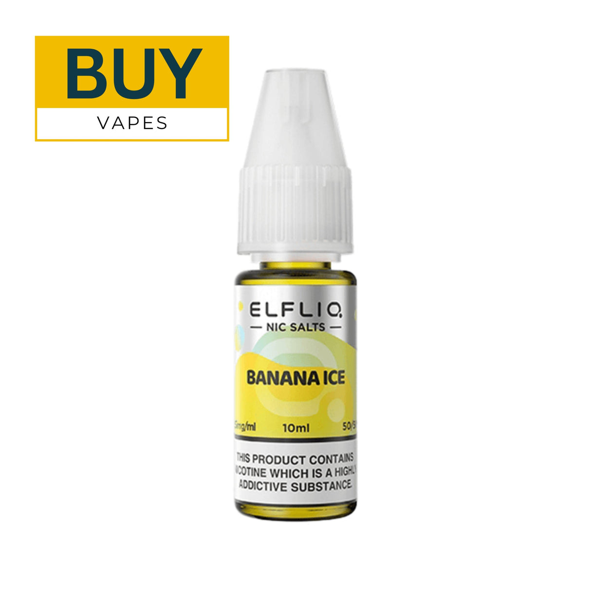 Elfliq Banana Ice Nic Salt E-liquid By ELF Bar