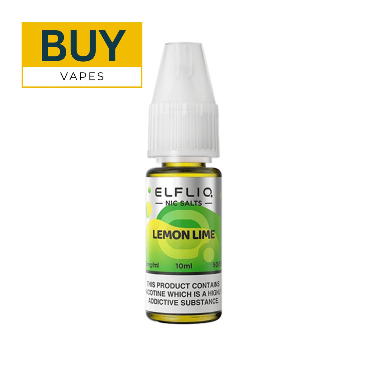 Elfliq Lemon Lime Nic Salt E-liquid By ELF Bar