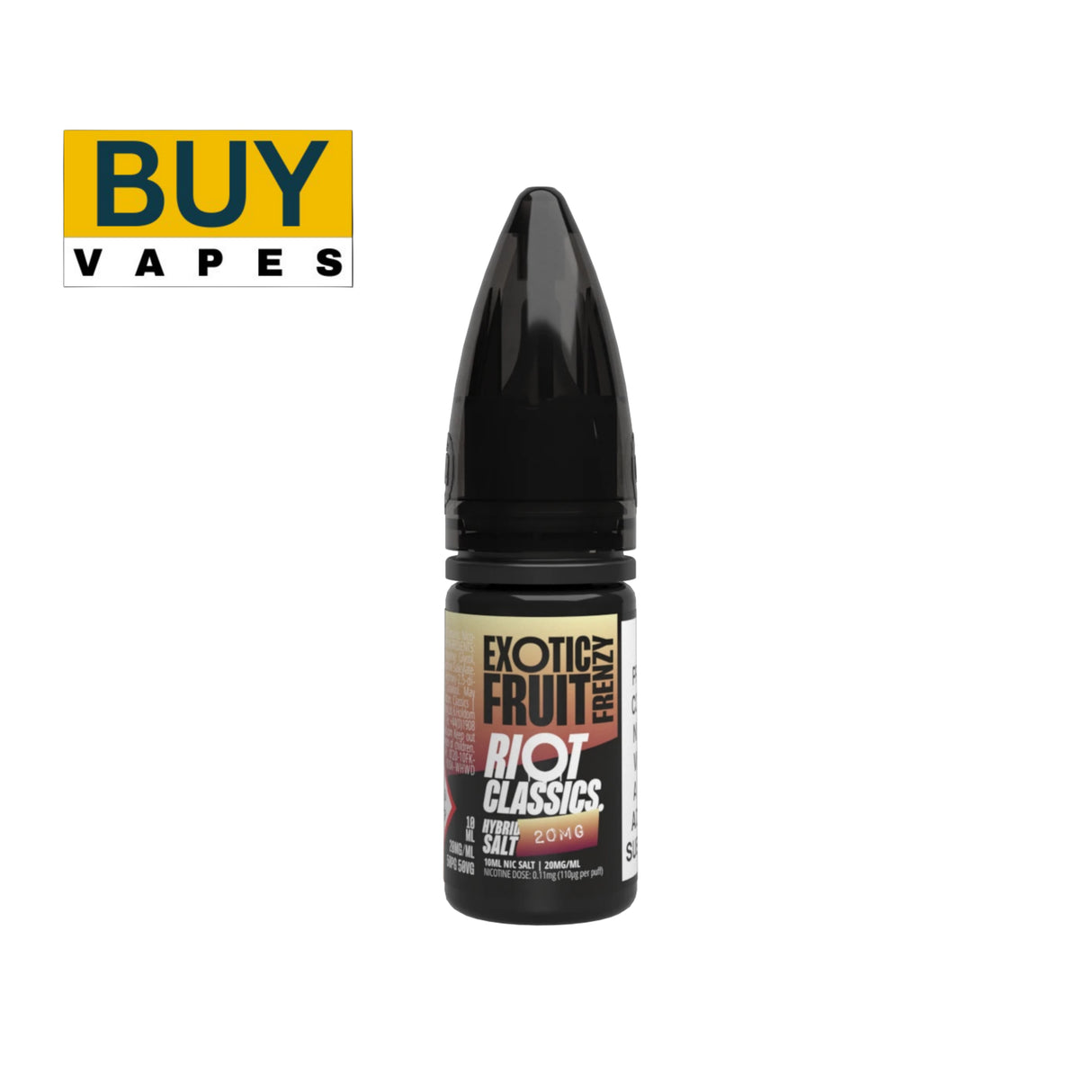 Exotic Fruit Frenzy Hybrid Nic Salt E-Liquid by Riot Squad