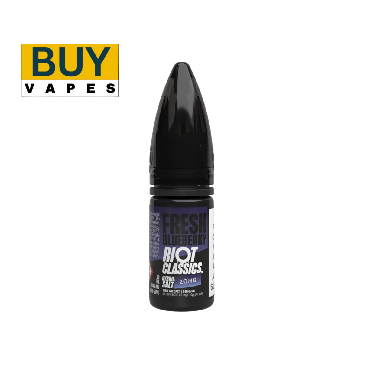 Fresh Blueberry Hybrid Nic Salt E-Liquid by Riot Squad