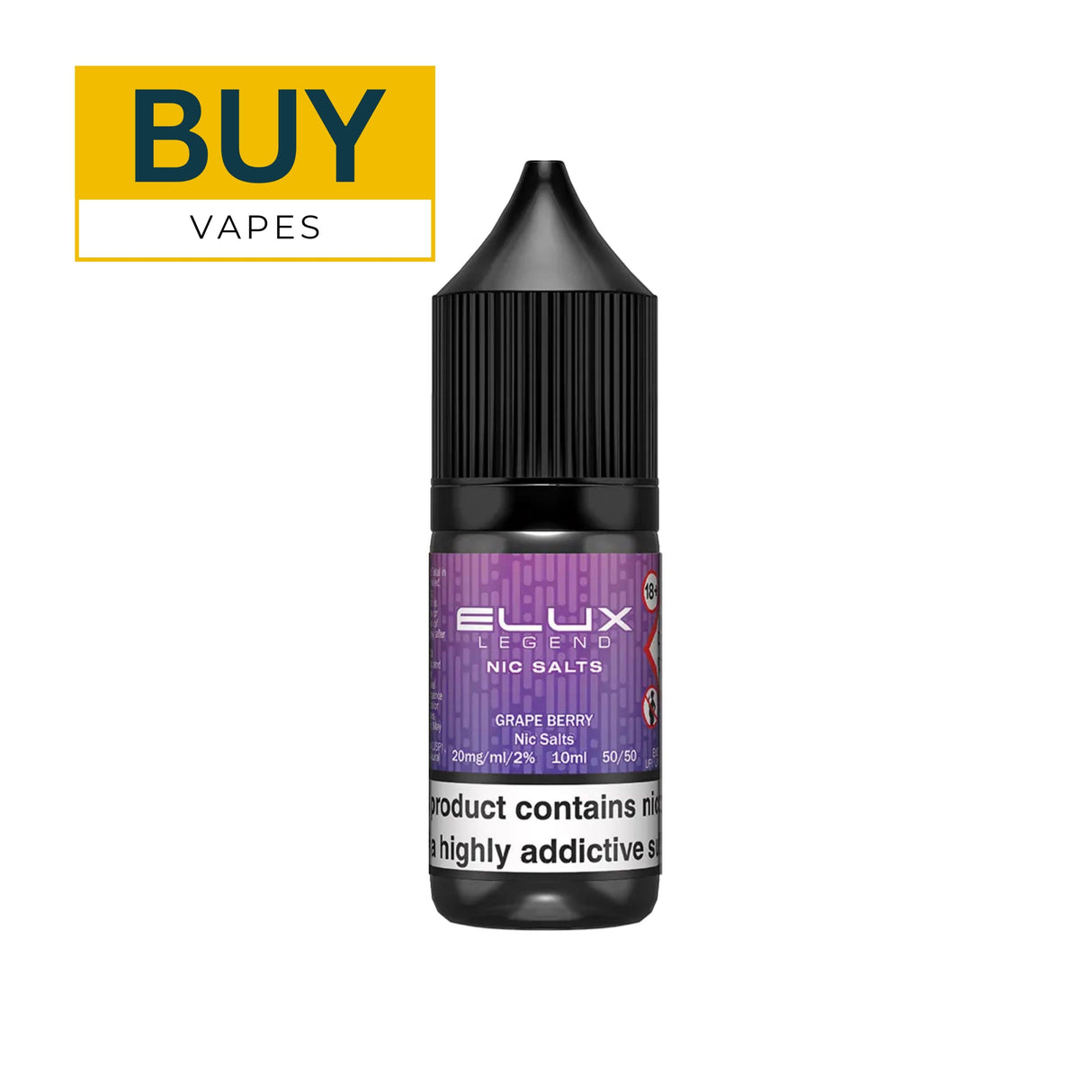 Grape Berry Nic Salt E-liquid By Elux Legend