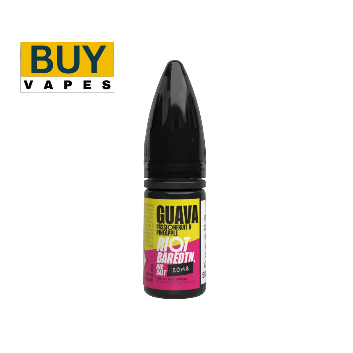 Guava Passionfruit & Pineapple Nic Salt E-Liquid by Riot Squad
