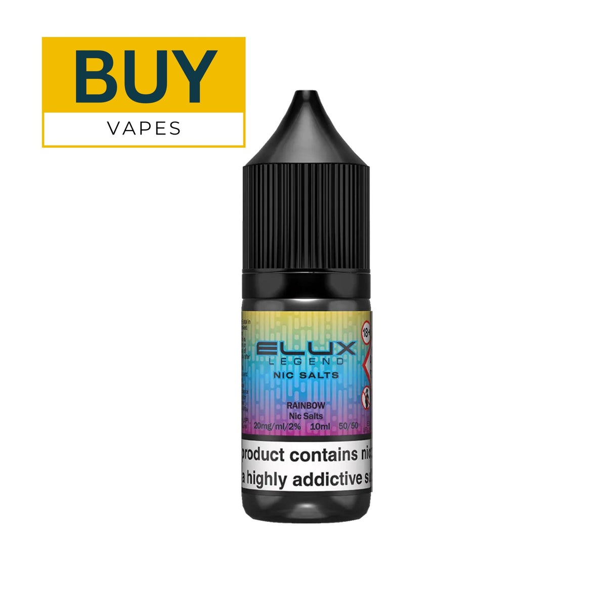 Rainbow Nic Salt E-liquid By Elux Legend