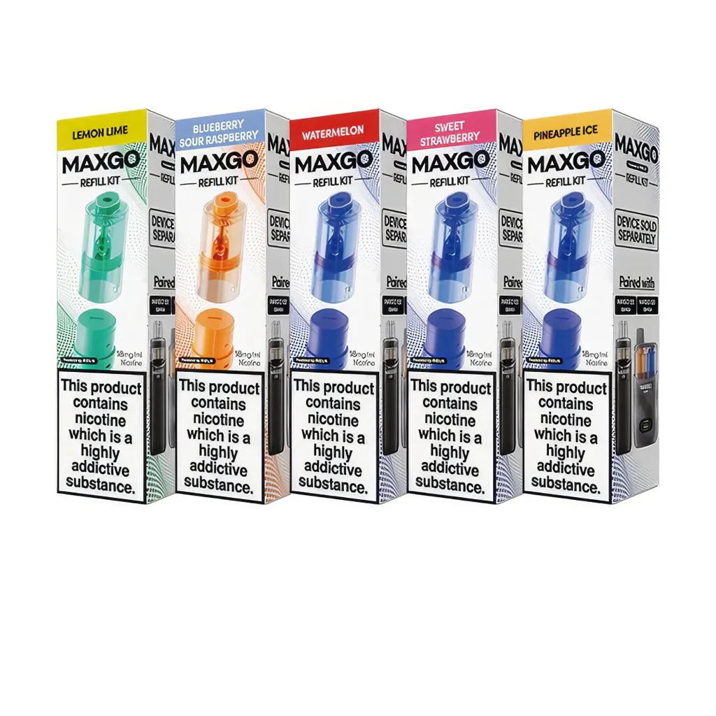 Relx MaxGo 12k and 33k Puffs Replacement Pods Buy Vapes Relx MaxGo 12k and 33k Puffs Replacement Pods Buy Vapes