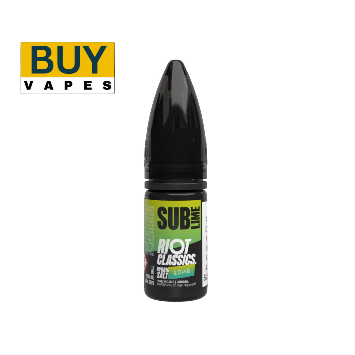 Sublime Hybrid Nic Salt E-Liquid by Riot Squad