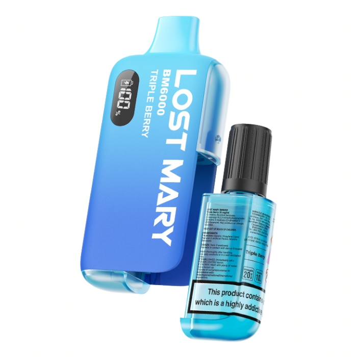Triple Berry Lost Mary BM6000 Prefilled Vape Kit | Best Price  Buy Vapes