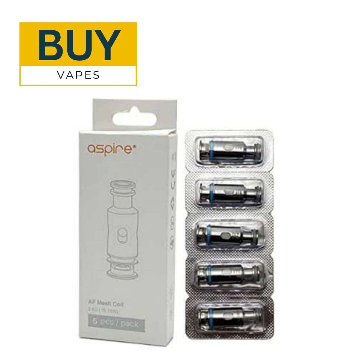 Aspire AF Replacement Coils 5 Pack | Friendly Deals