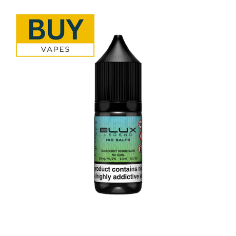 Blueberry Bubblegum Elux Legend 10ml Nic Salt E-liquid