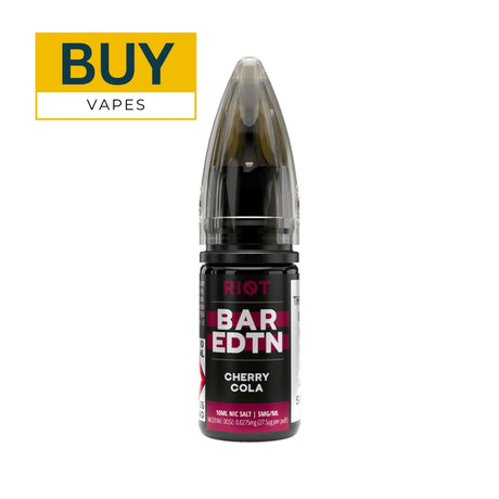 Cherry Cola Riot Bar EDTN 10ml Nic Salts E-Liquid