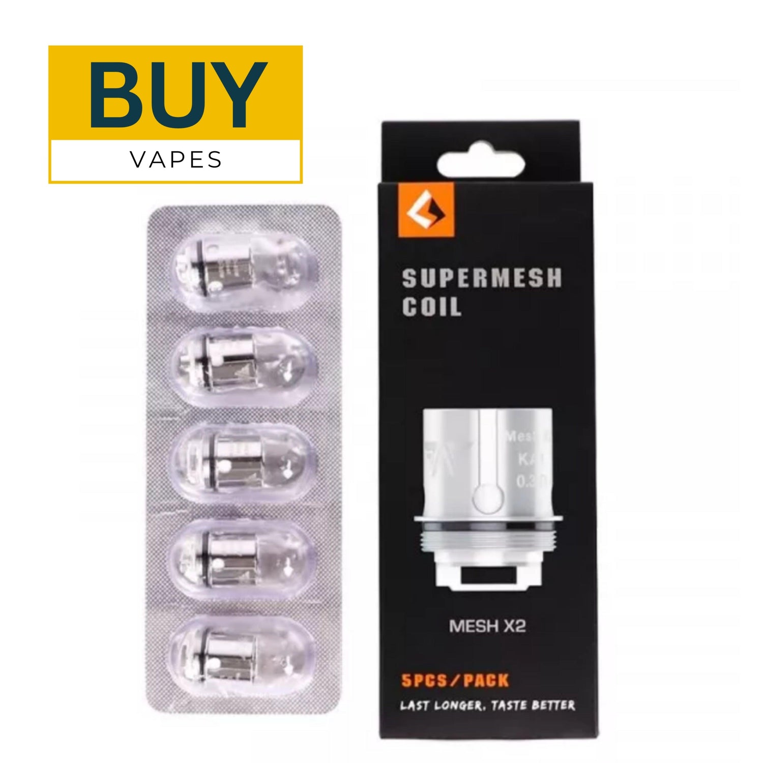 Geekvape Super Mesh Replacement Coils | Pack Of 5 Buy Vapes Geekvape Super Mesh Replacement Coils | Pack Of 5 Buy Vapes