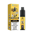 Yellow and black vape device with packaging featuring 'Hayati' branding on a white background.