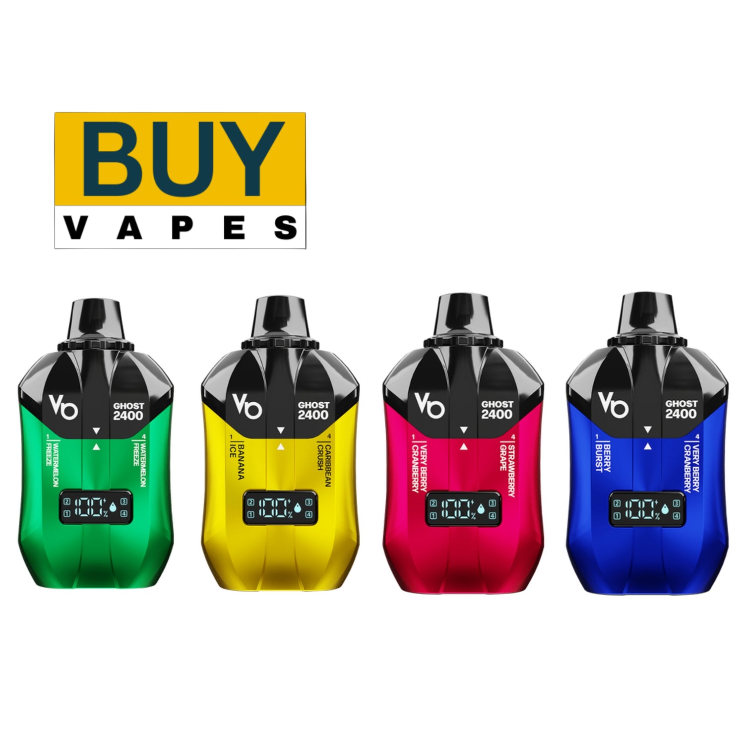 vape bars ghost 2400 Vapes Bars Ghost 2400 Puffs 4 in 1 Pod Kit – Buy Vapes